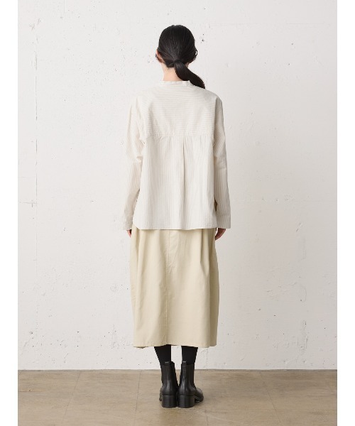 MidiUmi（ミディウミ）の「コーデュロイコクーンスカート（スカート・レディース・ブラウン/ベージュ/ブラック・FREE）」の7枚目の写真