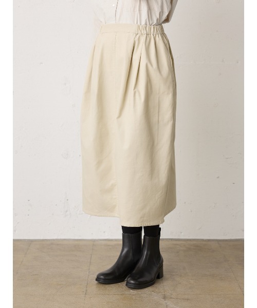 MidiUmi（ミディウミ）の「コーデュロイコクーンスカート（スカート・レディース・ブラウン/ベージュ/ブラック・FREE）」の11枚目の写真