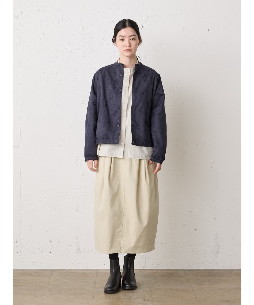 MidiUmi（ミディウミ）の「コーデュロイコクーンスカート（スカート・レディース・ブラウン/ベージュ/ブラック・FREE）」の9枚目の写真