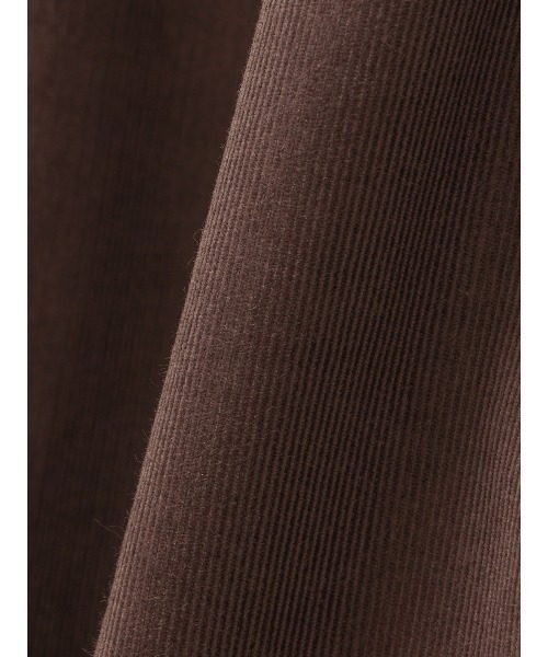 MidiUmi（ミディウミ）の「コーデュロイコクーンスカート（スカート・レディース・ブラウン/ベージュ/ブラック・FREE）」の15枚目の写真