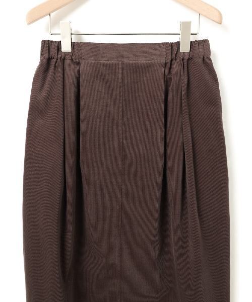 MidiUmi（ミディウミ）の「コーデュロイコクーンスカート（スカート・レディース・ブラウン/ベージュ/ブラック・FREE）」の16枚目の写真