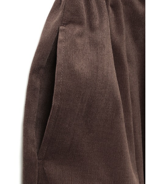 MidiUmi（ミディウミ）の「コーデュロイコクーンスカート（スカート・レディース・ブラウン/ベージュ/ブラック・FREE）」の17枚目の写真