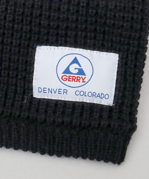 GERRY（ジェリー）の「A.M.S.別注 ミドル丈 ワッフル編み ニット ハイネックウォーマー（ネックウォーマー/スヌード・メンズ・ブラック/グレー・FREE）」の10枚目の写真