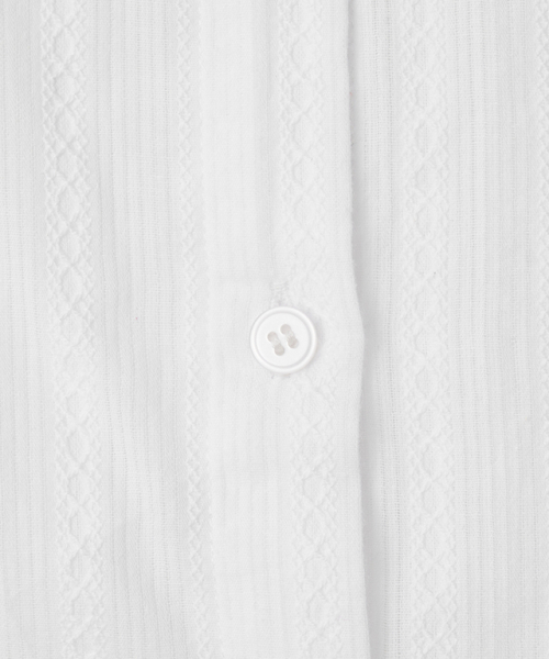 RONRON(ロンロン)の「EYELET EMBROIDERY SLIM FIT SHIRT WHITE(シャツ/ブラウス・レディース・その他・FREE)」の5枚目の写真