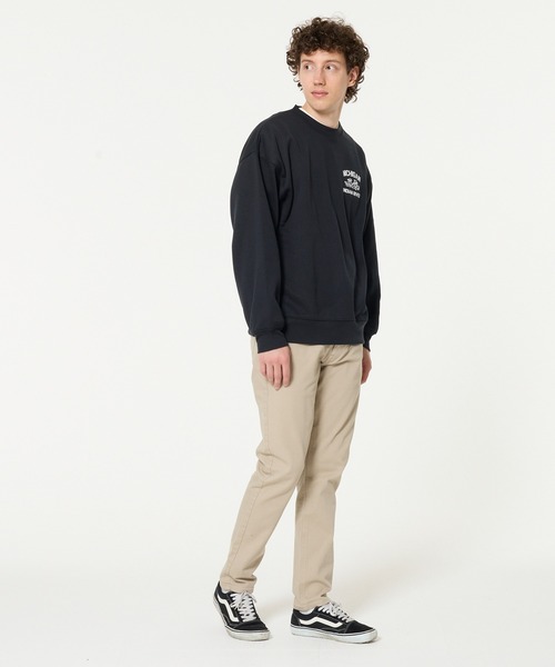 coca(coca)(コカ)の「裏起毛イラストプリントトレーナー(スウェット・メンズ・ブラック/ライトブルー・L/M/XL)」の4枚目の写真