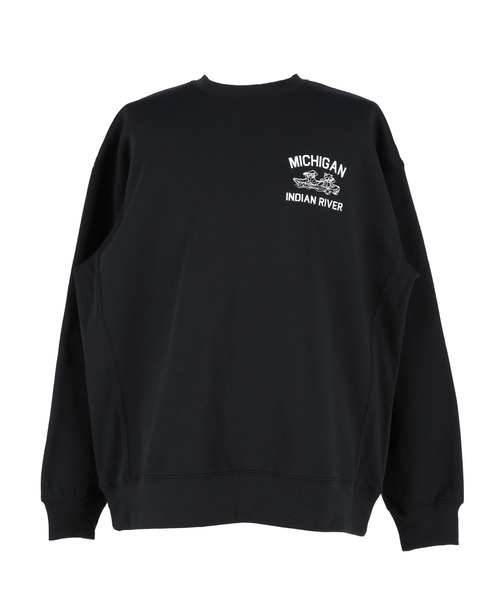 coca(coca)(コカ)の「裏起毛イラストプリントトレーナー(スウェット・メンズ・ブラック/ライトブルー・L/M/XL)」の17枚目の写真
