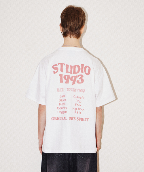 1993STUDIO(1993スタジオ)の「ウェーブスタジオグラフィックTシャツ_ホワイト(Tシャツ/カットソー・レディース・その他・SMALL/MEDIUM/LARGE)」の5枚目の写真