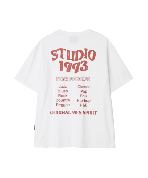 1993STUDIO(1993スタジオ)の「ウェーブスタジオグラフィックTシャツ_ホワイト(Tシャツ/カットソー・レディース・その他・SMALL/MEDIUM/LARGE)」の6枚目の写真