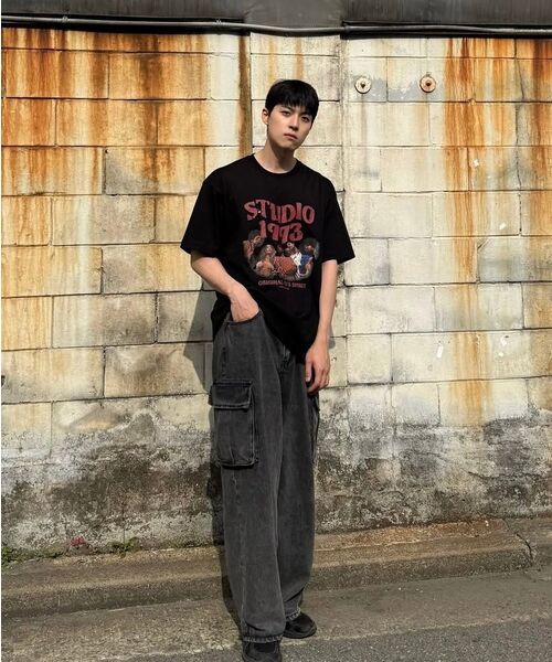 1993STUDIO(1993スタジオ)の「ウェーブスタジオグラフィックTシャツ_ホワイト(Tシャツ/カットソー・レディース・その他・SMALL/MEDIUM/LARGE)」の13枚目の写真