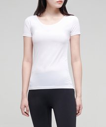 MUSINSA STANDARD WOMAN（ムシンサスタンダードウーマン）の「[Cool Tandard] Women's Crew Neck Undershirt [White]（インナーウェア/肌着）」