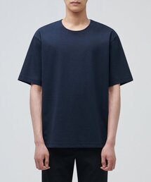 フォンテリラックスフィットクルーネックTシャツ[ネイビー]