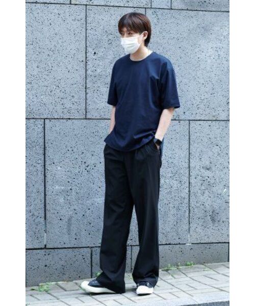 MUSINSA STANDARD（ムシンサスタンダード）の「フォンテリラックスフィットクルーネックTシャツ[ネイビー]（Tシャツ/カットソー・メンズ・その他・X-LARGE/XX-LARGE/XXX-LARGE/SMALL/MEDIUM/LARGE）」の8枚目の写真