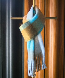 ROSE BUD | BLOCK CHECK MUFFLER(マフラー)