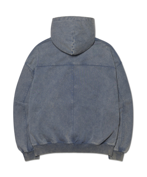 NOMANUAL(NOMANUAL)の「LAYERED ARCH GRAPHIC HOODIE - WASHED NAVY(パーカー・レディース・その他・LARGE/X-LARGE/MEDIUM)」の2枚目の写真