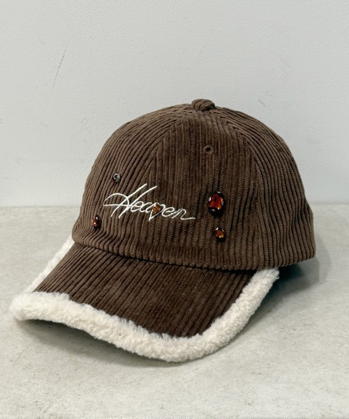 TITTY&CO.（ティティーアンドコー）の「刺繍ロゴキャップ（キャップ・レディース・ブラウン/ブラック/アイボリー・FREE）」の3枚目の写真