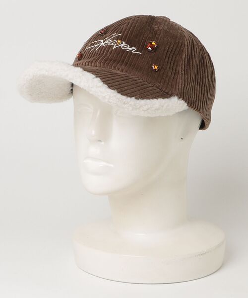 TITTY&CO.（ティティーアンドコー）の「刺繍ロゴキャップ（キャップ・レディース・ブラウン/ブラック/アイボリー・FREE）」の9枚目の写真