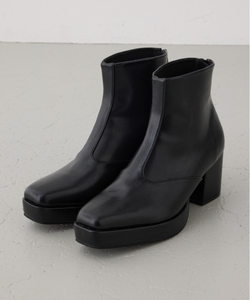 AZUL by moussy(アズールバイマウジー)の「ハイソールデザインブーツ 靴(ブーツ・メンズ・ブラック・SMALL/MEDIUM/LARGE)」の1枚目の写真