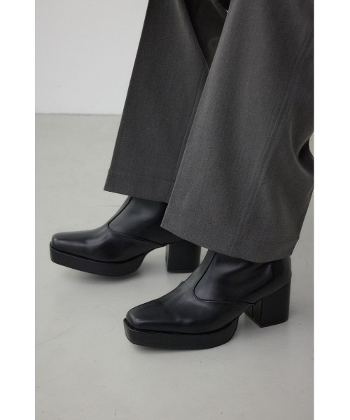 AZUL by moussy(アズールバイマウジー)の「ハイソールデザインブーツ 靴(ブーツ・メンズ・ブラック・SMALL/MEDIUM/LARGE)」の2枚目の写真