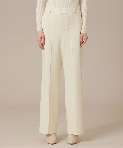 MACKINTOSH LONDON（マッキントッシュ ロンドン）の「ウォッシャブルウールワイドパンツ（その他パンツ・レディース・ホワイト/ブラック・38/36）」の4枚目の写真