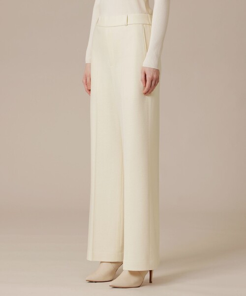 MACKINTOSH LONDON（マッキントッシュ ロンドン）の「ウォッシャブルウールワイドパンツ（その他パンツ・レディース・ホワイト/ブラック・38/36）」の5枚目の写真