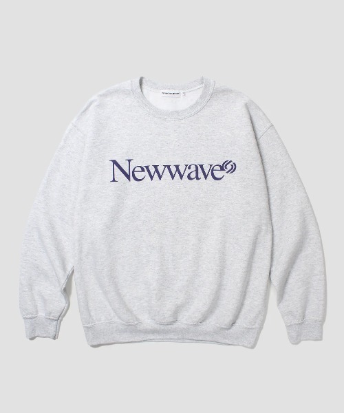 cabaret poval(キャバレーポバール)の「Cabaret Poval/キャバレーポバール/Newwave Crewneck(スウェット・メンズ・グレー/ブラック・L/XL)」の1枚目の写真