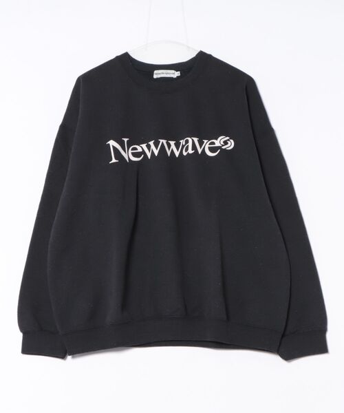 cabaret poval(キャバレーポバール)の「Cabaret Poval/キャバレーポバール/Newwave Crewneck(スウェット・メンズ・グレー/ブラック・L/XL)」の3枚目の写真