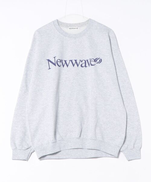 cabaret poval(キャバレーポバール)の「Cabaret Poval/キャバレーポバール/Newwave Crewneck(スウェット・メンズ・グレー/ブラック・L/XL)」の4枚目の写真