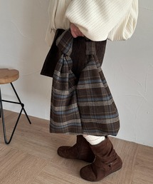 apres jour clair | 【apres jour clair】チェック柄ハンドバッグ(ハンドバッグ)