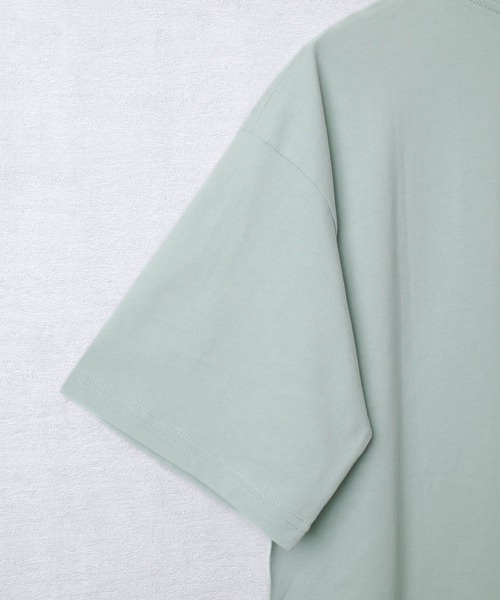 SWITCH BY ARCH（スイッチバイアーチ）の「/ARC/SWITCH by ARCH/スーペリアコットン オーバーTシャツ（Tシャツ/カットソー・レディース・グレー系その他/ライトベージュ/ブラック・LARGE）」の19枚目の写真