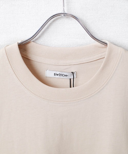 SWITCH BY ARCH（スイッチバイアーチ）の「/ARC/SWITCH by ARCH/スーペリアコットン オーバーTシャツ（Tシャツ/カットソー・レディース・グレー系その他/ライトベージュ/ブラック・LARGE）」の5枚目の写真