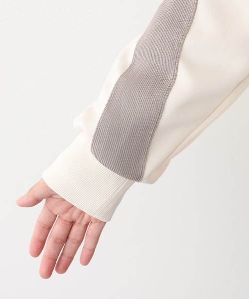 A.N.L（エーエヌエル　レーベル）の「A.N.L キルト切替ブルゾン（ブルゾン・レディース・カーキ/アイボリー/ブラック・38）」の11枚目の写真