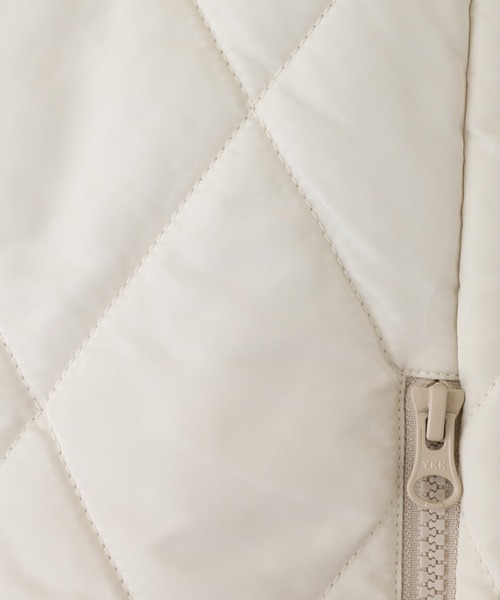 A.N.L（エーエヌエル　レーベル）の「A.N.L キルト切替ブルゾン（ブルゾン・レディース・カーキ/アイボリー/ブラック・38）」の13枚目の写真