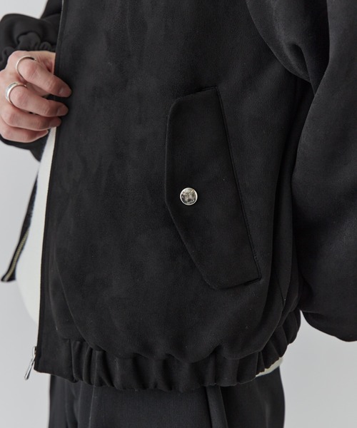 Lui's(ルイス)の「フェイクスウェード スイングトップブルゾン(ブルゾン・メンズ・ブラック/グレー・S/M)」の18枚目の写真