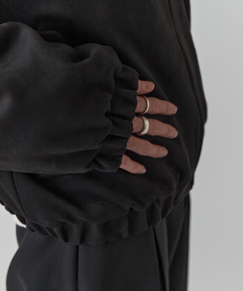 Lui's(ルイス)の「フェイクスウェード スイングトップブルゾン(ブルゾン・メンズ・ブラック/グレー・S/M)」の19枚目の写真