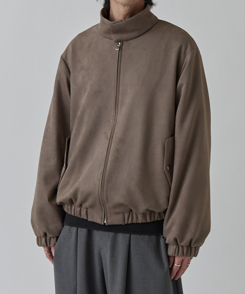 Lui's(ルイス)の「フェイクスウェード スイングトップブルゾン(ブルゾン・メンズ・ブラック/グレー・S/M)」の10枚目の写真