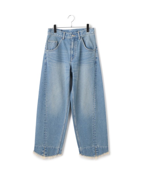 ADAM ET ROPE'（アダムエロペ）の「ルーズフィットアジャストデニム（デニムパンツ・レディース・キナリ/サックスブルー/ブルー系その他6/ネイビー/ブラック・38/36/34）」の16枚目の写真