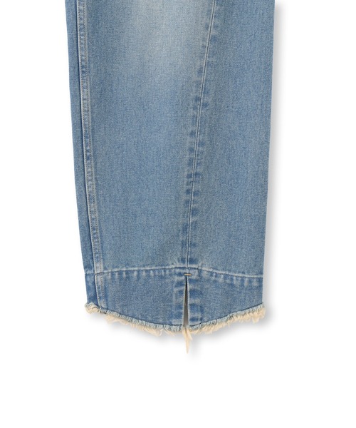 ADAM ET ROPE'（アダムエロペ）の「ルーズフィットアジャストデニム（デニムパンツ・レディース・キナリ/サックスブルー/ブルー系その他6/ネイビー/ブラック・38/36/34）」の20枚目の写真