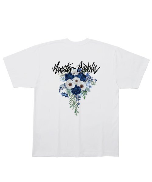 MONSTER REPUBLIC(モンスターリパブリック)の「ムーブメントフラワーミッドナイトブルーTシャツホワイト(Tシャツ/カットソー・レディース・その他・MEDIUM/SMALL/X-LARGE/LARGE)」の3枚目の写真