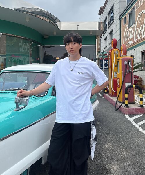 MONSTER REPUBLIC(モンスターリパブリック)の「ムーブメントフラワーミッドナイトブルーTシャツホワイト(Tシャツ/カットソー・レディース・その他・MEDIUM/SMALL/X-LARGE/LARGE)」の14枚目の写真