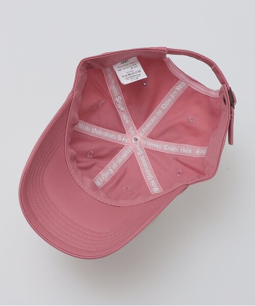 SHIPS Colors（シップス カラーズ）の「UNIVERSAL OVERALL:T/C ツイル キャップ（キャップ・メンズ・ピンク/ナチュラル/ネイビー/ブラック・ONE SIZE）」の12枚目の写真