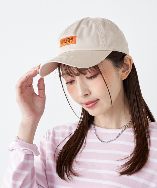 SHIPS Colors（シップス カラーズ）の「UNIVERSAL OVERALL:T/C ツイル キャップ（キャップ・メンズ・ピンク/ナチュラル/ネイビー/ブラック・ONE SIZE）」の17枚目の写真