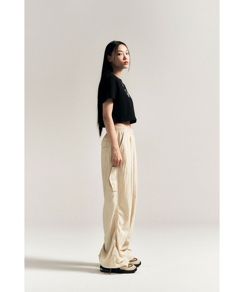 SCHISM INDUCING（スキズムインデューシング）の「LOGO CROPPED T-SHIRT, BLACK（Tシャツ/カットソー・レディース・その他・MEDIUM）」の10枚目の写真