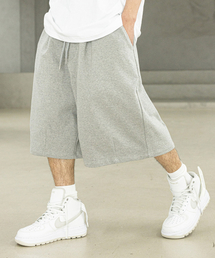 MASSNOUN（マスノウン）の「バミューダワンタックバルーンワイドショートパンツ MSFSP003-GY（その他パンツ）」