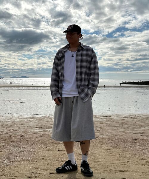 MASSNOUN(マスノウン)の「バミューダワンタックバルーンワイドショートパンツ MSFSP003-GY(その他パンツ・メンズ・その他・LARGE/MEDIUM)」の16枚目の写真