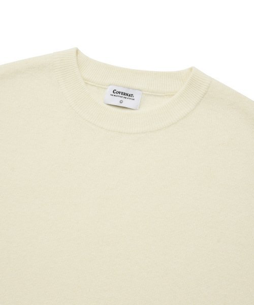 COVERNAT(カバーナット)の「ラムズウールラウンドニットアイボリー(ニット/セーター・レディース・その他・MEDIUM/LARGE/SMALL/X-LARGE)」の3枚目の写真