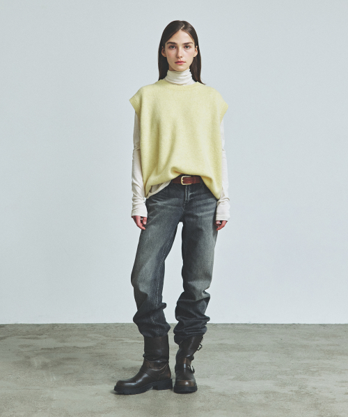 KNITTED(ニッティド)の「シェギドックウール100%ラウンドベストYELLOW(ベスト・メンズ・その他・MEDIUM/LARGE/X-LARGE)」の6枚目の写真