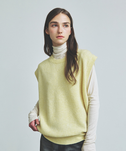 KNITTED(ニッティド)の「シェギドックウール100%ラウンドベストYELLOW(ベスト・メンズ・その他・MEDIUM/LARGE/X-LARGE)」の8枚目の写真