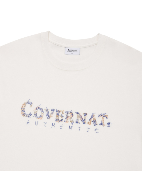 COVERNAT(カバーナット)の「ドローイングアセンティックTシャツホワイト(Tシャツ/カットソー・レディース・その他・LARGE/X-LARGE)」の3枚目の写真