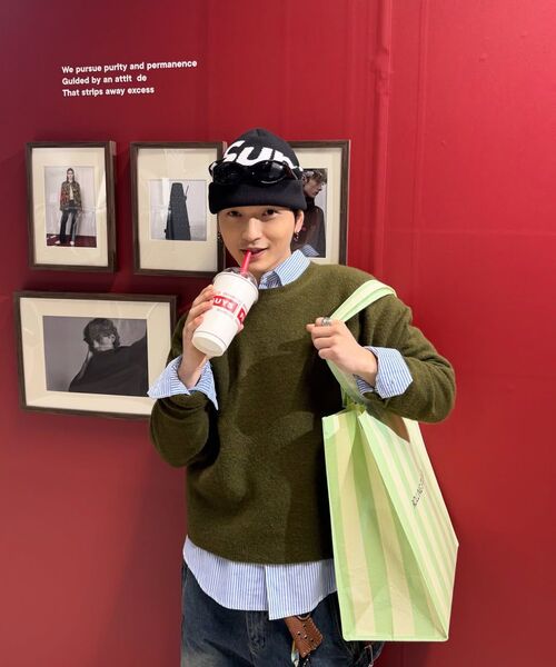 ROLLINGSTUDIOS(ローリングスタジオ)の「YAK WOOL SWEATER DEEP OLIVE(ニット/セーター・メンズ・その他・MEDIUM/LARGE/X-LARGE)」の3枚目の写真
