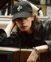 2113 STUDIO（イイルイルサムスタジオ）の「音符ロゴボールキャップ ブラック（キャップ）」